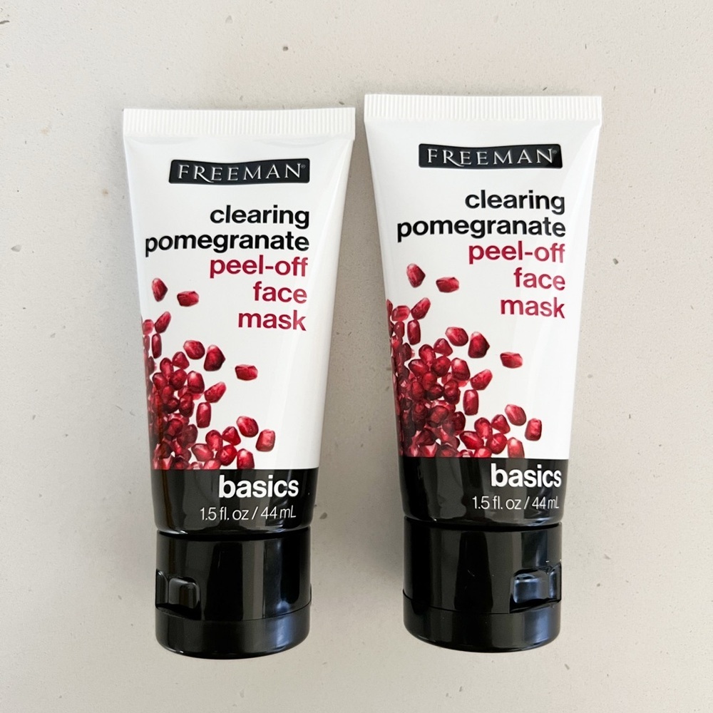 New Freeman Clearing Pomegranate Peel-Off Face Mask Rejuvenating Cleanser 1.5 oz